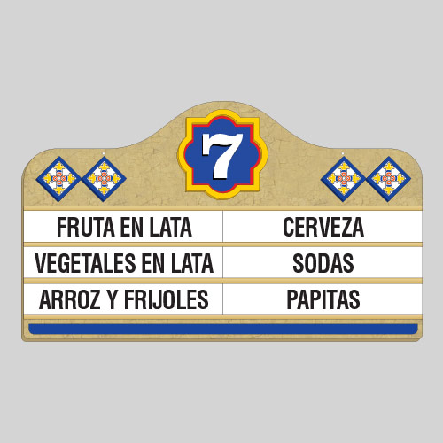 Aisle Marker AMS046