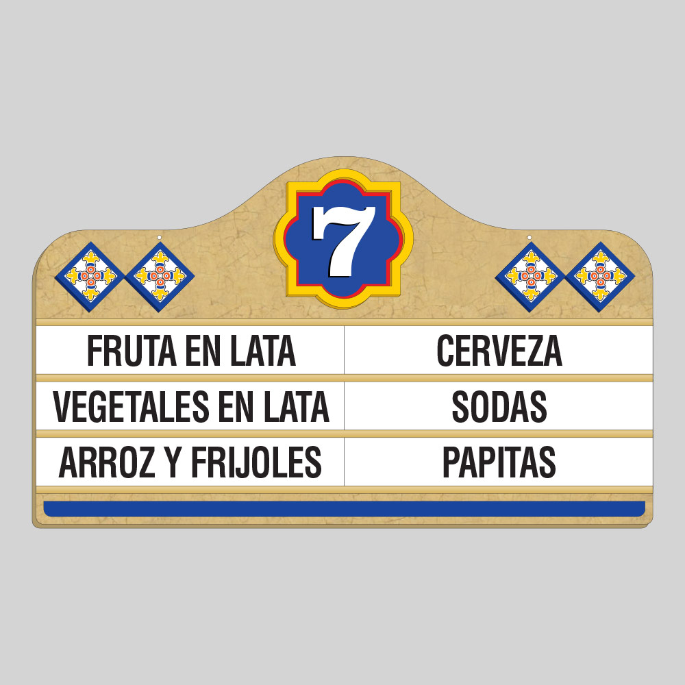 Aisle Marker AMS046