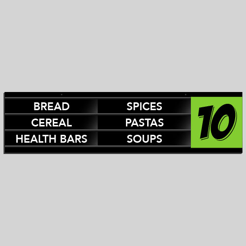 Aisle Marker AMS071