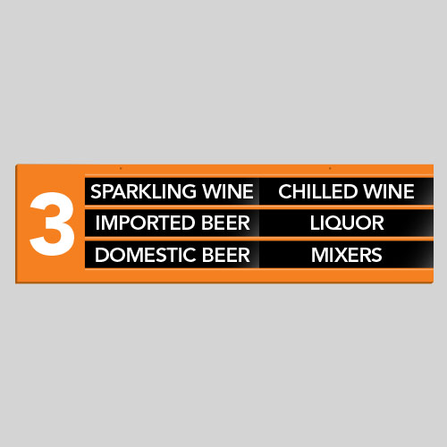 Aisle Marker AMS075